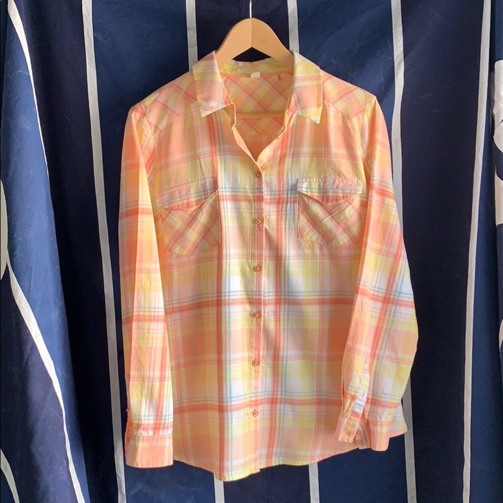 Esprit Women’s Sherbet Plaid Shirt